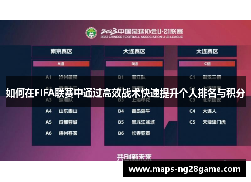 如何在FIFA联赛中通过高效战术快速提升个人排名与积分