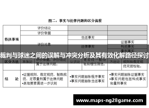 裁判与球迷之间的误解与冲突分析及其有效化解路径探讨